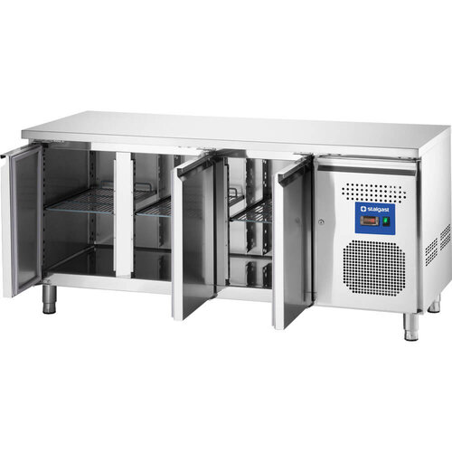 Stalgast Stół mroźniczy 3-drzwiowy 417 L, od -18 do -22°C, agregat boczny