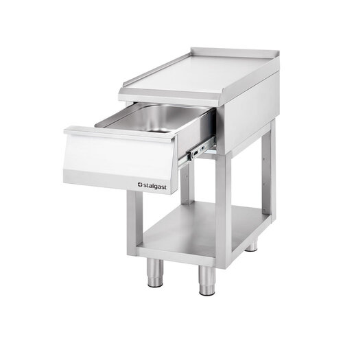 Stalgast Stanowisko neutralne, nastawne z szufladą 400x700x(h)250 mm Stalgast Stanowisko neutralne, nastawne z szufladą 400x700x(h)250 mm