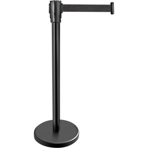 Stalgast Słupek odgradzający (h)900 mm z taśmą, czarny Stalgast Słupek odgradzający (h)900 mm z taśmą, czarny
