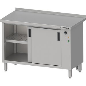 Stalgast Szafka grzewcza przyścienna, przelotowa z drzwiami suwanymi 1100x600x850 mm Stalgast Szafka grzewcza przyścienna, przelotowa z drzwiami suwanymi 1100x600x850 mm