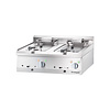 Stalgast Frytkownica elektryczna 2-komorowa, nastawna 2x 10L, 18 kW z zimną strefą Stalgast Frytkownica elektryczna 2-komorowa, nastawna 2x 10L, 18 kW z zimną strefą