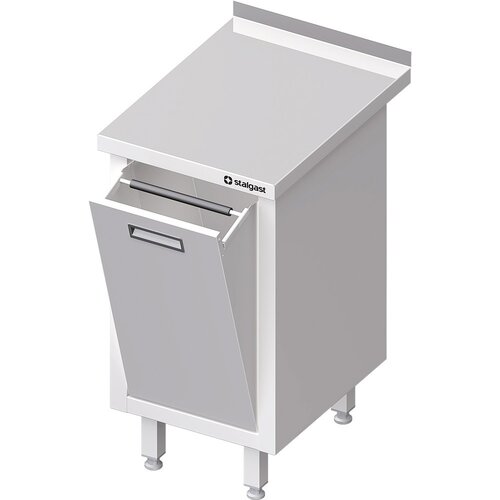 Stalgast Stół przyścienny z koszem uchylnym | 450x700x850 mm Stalgast Stół przyścienny z koszem uchylnym | 450x700x850 mm
