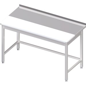 Stalgast Stół przyścienny z płytą polietylenową | 1800x600x850 mm, spawany Stalgast Stół przyścienny z płytą polietylenową | 1800x600x850 mm, spawany