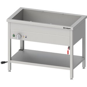 Stalgast Bemar elektryczny GN 1/1, stacjonarny, 1,7kW, z kranem spustowym Stalgast Bemar elektryczny GN 1/1, stacjonarny, 1,7kW, z kranem spustowym