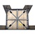 Bolero Bistro High Stools with Wooden Seat Pad Gun Metal (Pack of 4)