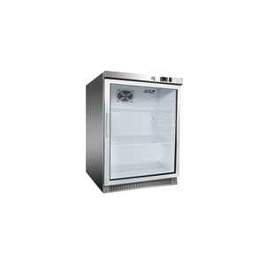 RedFox Szafa chłodnicza przeszklona 110 L, ze stali nierdzewnej, 0 °C do 10 °C RedFox Szafa chłodnicza przeszklona 110 L, ze stali nierdzewnej, 0 °C do 10 °C