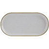 Fine Dine Oval platter Ashen 300x150mm