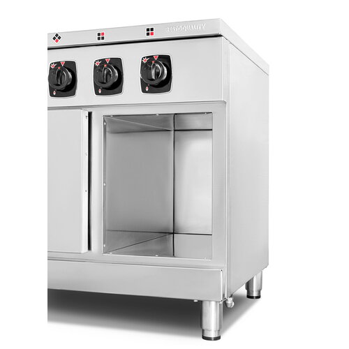 Resto Quality Kuchnia gazowa z 6 palnikami z piekarnikiem, 48 kW Resto Quality Kuchnia gazowa z 6 palnikami z piekarnikiem, 48 kW