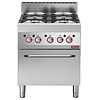 Diamond Gas Cooker with 4 Burners and Gas Oven, 19100 kcal / h
