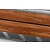 Rapa Lada chłodnicza, szyba prosta od 1 do 10 °C, 1970x1200x(h)930 mm z płytą meblową Yosemite