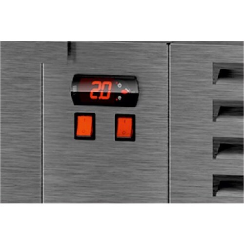 Rapa Regał chłodniczy od 2 do 10°C, 2,23 cm2 1330x700x(h)2020 mm, biały Rapa Regał chłodniczy od 2 do 10°C, 2,23 cm2 1330x700x(h)2020 mm, biały