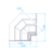 Rapa Lada chłodnicza, szyba prosta od 1 do 10 °C, 1440x1440x(h)1210 mm