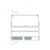 Rapa Lada chłodnicza, szyba prosta od 1 do 7 °C, 1345x1200x(h)1210 mm
