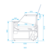 Rapa Lada chłodnicza, szyba prosta od 1 do 7 °C, 1345x1200x(h)1210 mm
