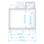 Rapa Szafa chłodnicza od -1 do 7 °C, 950 L, 780x1190x(h)2000 mm, biała