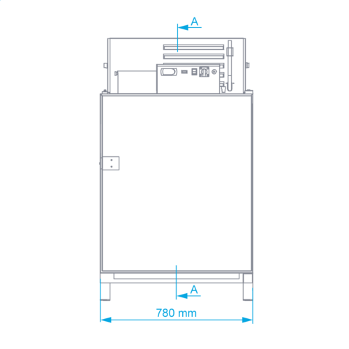 Rapa Szafa chłodnicza od -1 do 7 °C, 950 L, 780x1190x(h)2000 mm, biała Rapa Szafa chłodnicza od -1 do 7 °C, 950 L, 780x1190x(h)2000 mm, biała
