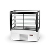 Rapa Witryna chłodnicza prostokątna od 3 do 8 °C, szyba prosta, 1370x795x(h)1460 mm, biała