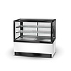 Rapa Witryna chłodnicza prostokątna od 3 do 8 °C, szyba prosta, 1370x795x(h)1240 mm, biała