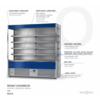 Rapa Regał chłodniczy od 2 do 10°C, 2,23 m², 1330x700x(h)2020 mm Rapa Regał chłodniczy od 2 do 10°C, 2,23 m², 1330x700x(h)2020 mm