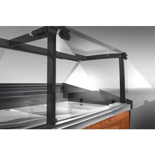 Rapa Lada chłodnicza, szyba gięta od 1 do 10 °C, 1100x1200x(h)1210 mm Rapa Lada chłodnicza, szyba gięta od 1 do 10 °C, 1100x1200x(h)1210 mm