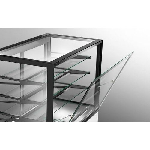 Rapa Witryna chłodnicza prostokątna od 3 do 8 °C, szyba prosta, 1000x795x(h)1460 mm Rapa Witryna chłodnicza prostokątna od 3 do 8 °C, szyba prosta, 1000x795x(h)1460 mm