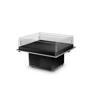 Rapa Lada chłodnicza, szyba prosta od 2 do 10 °C, 1410x1270x(h)960 mm, czarna Rapa Lada chłodnicza, szyba prosta od 2 do 10 °C, 1410x1270x(h)960 mm, czarna