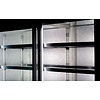 Rapa Szafa chłodnicza 2-drzwiowa przeszklona od 1 do 10 °C, 1163 L, 1400x745x(h)2190 mm, antracyt