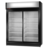 Rapa Szafa chłodnicza 2-drzwiowa przeszklona Ecoline od 1 do 10 °C, 1154 L, 1400x790x(h)2020 mm, czarny połysk