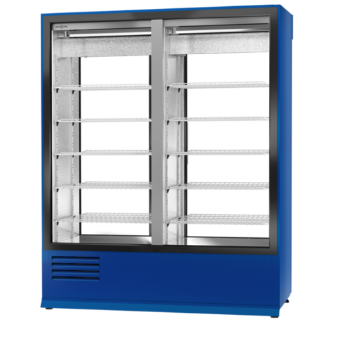 Rapa Szafa chłodnicza 2-drzwiowa przeszklona od 1 do 10 °C, 898 L, 1200x750x(h)1980 mm Rapa Szafa chłodnicza 2-drzwiowa przeszklona od 1 do 10 °C, 898 L, 1200x750x(h)1980 mm