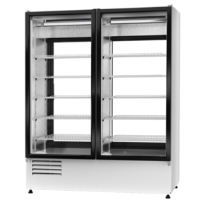 Rapa Szafa chłodnicza 2-drzwiowa przeszklona od 1 do 10 °C, 1070 L, 1400x740x(h)2000 mm, biała Rapa Szafa chłodnicza 2-drzwiowa przeszklona od 1 do 10 °C, 1070 L, 1400x740x(h)2000 mm, biała