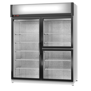 Rapa Szafa chłodnicza 3-drzwiowa przeszklona od 1 do 10 °C, 1154 L, 1400x750x(h)2020 mm, biała Rapa Szafa chłodnicza 3-drzwiowa przeszklona od 1 do 10 °C, 1154 L, 1400x750x(h)2020 mm, biała