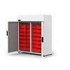 Rapa Szafa chłodnicza 2-drzwiowa od 1 do 10 °C, na 21 pojemników EURO 2, 1460 L, 1600x800x(h)2020 mm, biała Rapa Szafa chłodnicza 2-drzwiowa od 1 do 10 °C, na 21 pojemników EURO 2, 1460 L, 1600x800x(h)2020 mm, biała