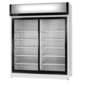 Rapa Szafa chłodnicza 2-drzwiowa przeszklona od 1 do 10 °C, 968 L, 1200x790x(h)2020 mm, biała Rapa Szafa chłodnicza 2-drzwiowa przeszklona od 1 do 10 °C, 968 L, 1200x790x(h)2020 mm, biała