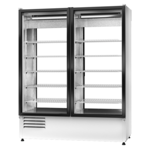 Rapa Szafa chłodnicza 2-drzwiowa przeszklona od 1 do 10 °C, 1070 L, 1400x720x(h)2000 mm, biała Rapa Szafa chłodnicza 2-drzwiowa przeszklona od 1 do 10 °C, 1070 L, 1400x720x(h)2000 mm, biała