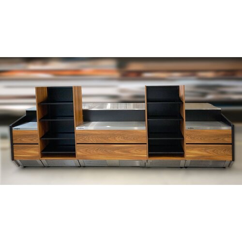 Rapa Lada kasowa prosty narożnik, 1300x1200x(h)1175 mm Rapa Lada kasowa prosty narożnik, 1300x1200x(h)1175 mm