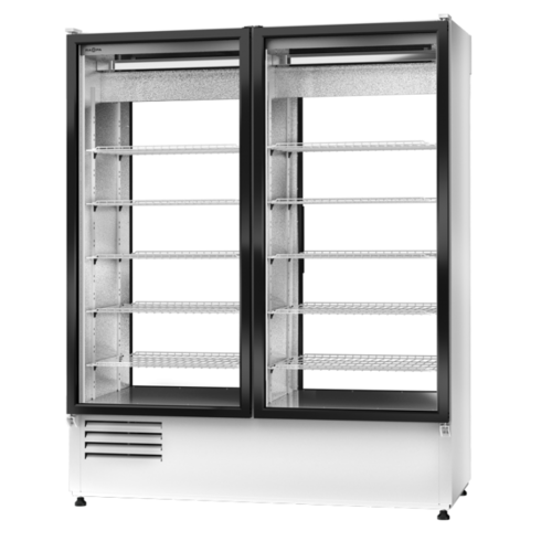 Rapa Szafa chłodnicza 2-drzwiowa przeszklona od 1 do 10 °C, 898 L, 1200x720x(h)2000 mm