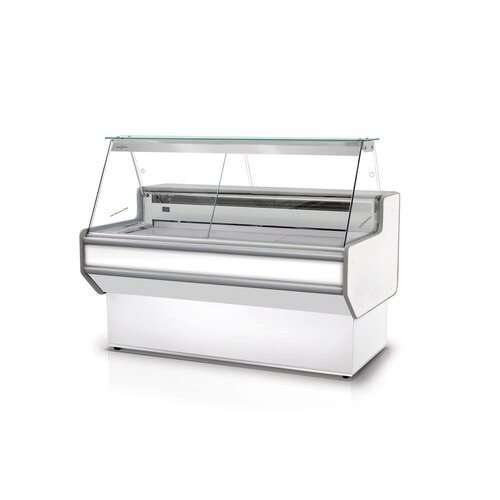 Rapa Lada chłodnicza, szyba prosta od 1 do 10 °C, 1790x900x(h)1220 mm z niebieskim frontem