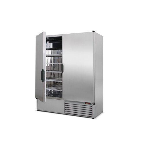 Rapa Szafa chłodnicza 2-drzwiowa Ecoline od -1 do 7 °C, 1242 L, 1600x730x(h)2000 mm, antracyt Rapa Szafa chłodnicza 2-drzwiowa Ecoline od -1 do 7 °C, 1242 L, 1600x730x(h)2000 mm, antracyt