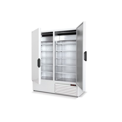 Rapa Szafa chłodnicza 2-drzwiowa Ecoline od -1 do 8 °C, 898 L, 1200x730x(h)2000 mm, antracyt Rapa Szafa chłodnicza 2-drzwiowa Ecoline od -1 do 8 °C, 898 L, 1200x730x(h)2000 mm, antracyt