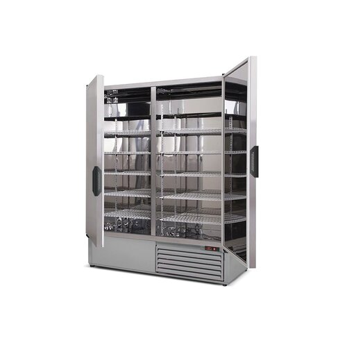 Rapa Szafa chłodnicza 2-drzwiowa Ecoline od -1 do 8 °C, 898 L, 1200x730x(h)2000 mm, antracyt Rapa Szafa chłodnicza 2-drzwiowa Ecoline od -1 do 8 °C, 898 L, 1200x730x(h)2000 mm, antracyt