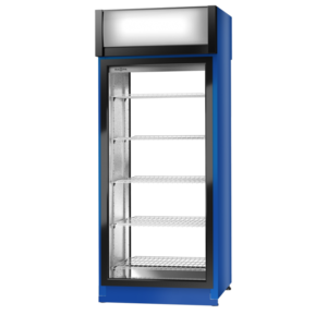 Rapa Szafa chłodnicza przeszklona od 1 do 10 °C, 670 L, 825x810x(h)2020 mm, niebieska Rapa Szafa chłodnicza przeszklona od 1 do 10 °C, 670 L, 825x810x(h)2020 mm, niebieska