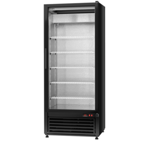 Rapa Szafa chłodnicza przeszklona Ecoline od 1 do 10 °C, 535 L, 725x720x(h)2000 mm, czarny połysk Rapa Szafa chłodnicza przeszklona Ecoline od 1 do 10 °C, 535 L, 725x720x(h)2000 mm, czarny połysk