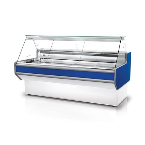 Rapa Lada chłodnicza, szyba prosta od 1 do 10 °C, 1220x820x(h)1220 mm z niebieskim frontem Rapa Lada chłodnicza, szyba prosta od 1 do 10 °C, 1220x820x(h)1220 mm z niebieskim frontem