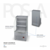Rapa Regał chłodniczy od 2 do 10°C, 0,62 m², 725x660x(h)1455 mm Rapa Regał chłodniczy od 2 do 10°C, 0,62 m², 725x660x(h)1455 mm