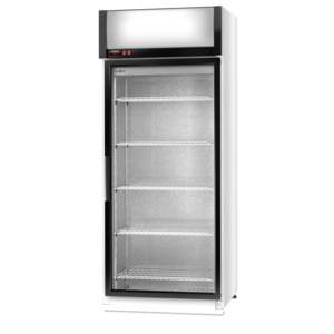 Rapa Szafa chłodnicza przeszklona od 1 do 10 °C, 484 L, 625x750x(h)2020 mm, biała Rapa Szafa chłodnicza przeszklona od 1 do 10 °C, 484 L, 625x750x(h)2020 mm, biała