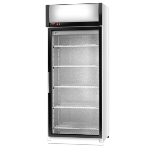 Rapa Szafa chłodnicza przeszklona od 1 do 10 °C, 484 L, 625x750x(h)2020 mm, biała Rapa Szafa chłodnicza przeszklona od 1 do 10 °C, 484 L, 625x750x(h)2020 mm, biała