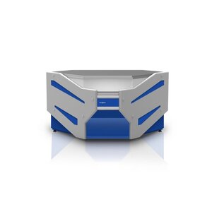 Rapa Lada kasowa narożnik wewnętrzny, na 6 pojemników EURO 2, 1300x1300x(h)910 mm, niebieska