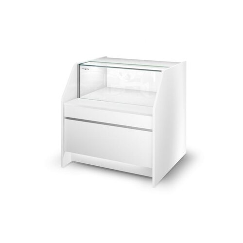 Rapa Lada kasowa prosty narożnik, 900x890x960(h) mm, biel alpejska Rapa Lada kasowa prosty narożnik, 900x890x960(h) mm, biel alpejska