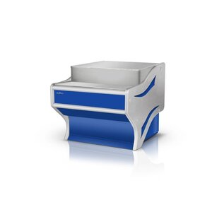 Rapa Lada kasowa prosty narożnik na 6 pojemników EURO 2, 1030x1070x(h)910 mm, niebieska Rapa Lada kasowa prosty narożnik na 6 pojemników EURO 2, 1030x1070x(h)910 mm, niebieska