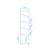 Rapa Regał magazynowy 5 półek 1500x500x(h)2000 mm,